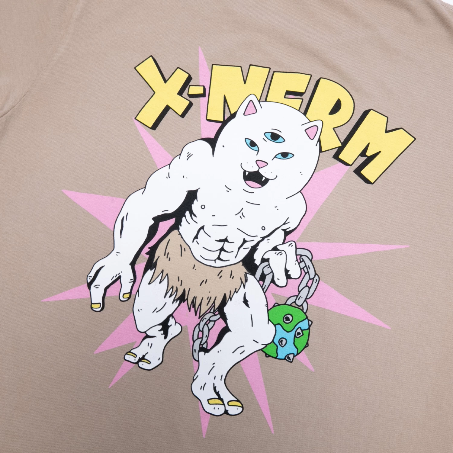 RIPNDIP X Nerm Tee (Almond) 4 RIPNDIP X Nerm Tee (Almond) - Image 4