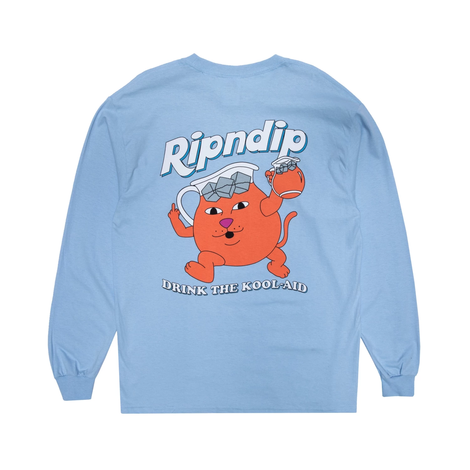 RIPNDIP Drink Me Long Sleeve (Light Blue) 1 RIPNDIP Drink Me Long Sleeve (Light Blue)