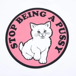 RIPNDIP Stop Being A Pussy Tee (White) 5 RIPNDIP Stop Being A Pussy Tee (White) -Urban Fashion Shop Spring22 Beanies Hats 0041 027A3449
