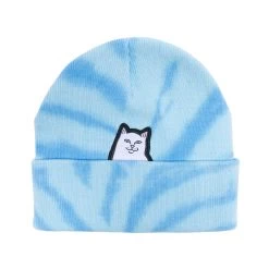 RIPNDIP Lord Nermal Beanie (Light Blue Tie Dye)