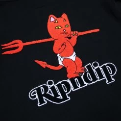 RIPNDIP Devil Baby Hoodie (Black) -Urban Fashion Shop Spring22 Hoodies 0000 027A1515