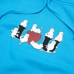 RIPNDIP I Heart U Hoodie (Azure Blue) -Urban Fashion Shop Spring22 Hoodies 0022 027A0993