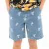 RIPNDIP Dance Party Denim Shorts (Medium Wash)