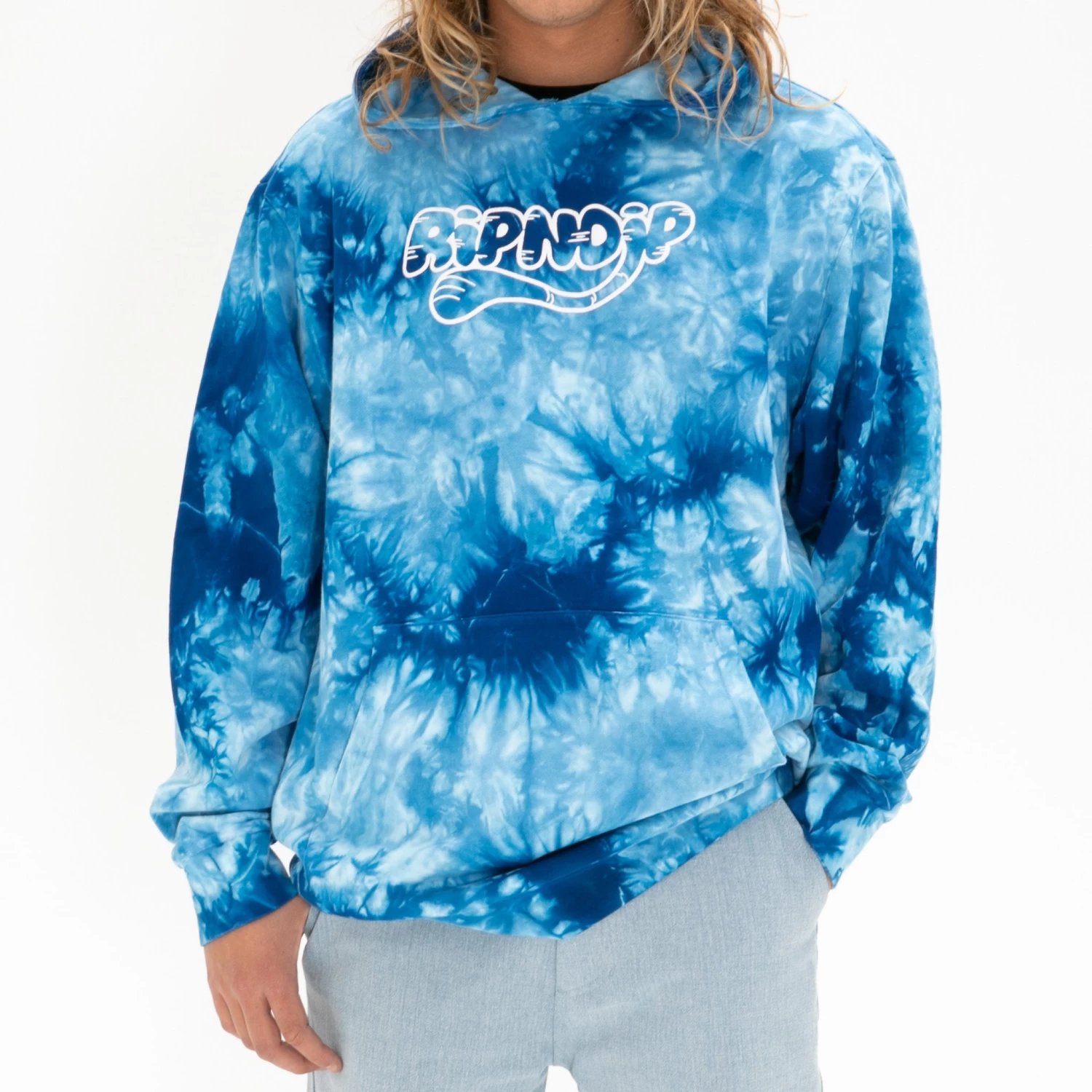 RIPNDIP Ripntail Hoodie (Blue Acid Wash) 2 RIPNDIP Ripntail Hoodie (Blue Acid Wash) - Image 2