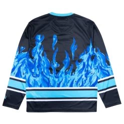 RIPNDIP Devil Babies Hockey Jersey (Black / Blue) -Urban Fashion Shop Spring22 Knits 0010 027A9873