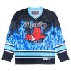 RIPNDIP Devil Babies Hockey Jersey (Black / Blue)