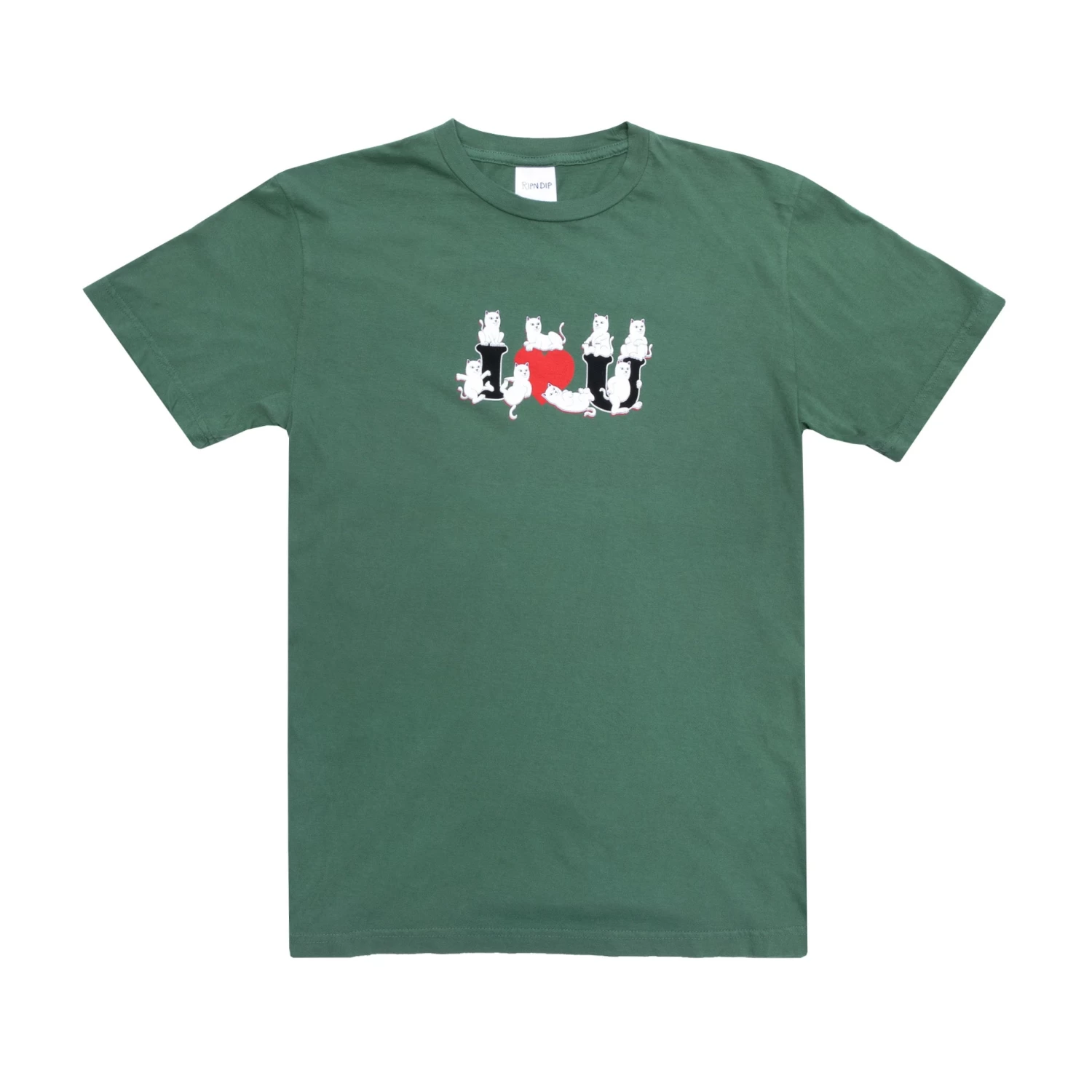 RIPNDIP I Heart U Tee (Olive) 1 RIPNDIP I Heart U Tee (Olive)