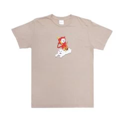 RIPNDIP Branded Tee (Almond)