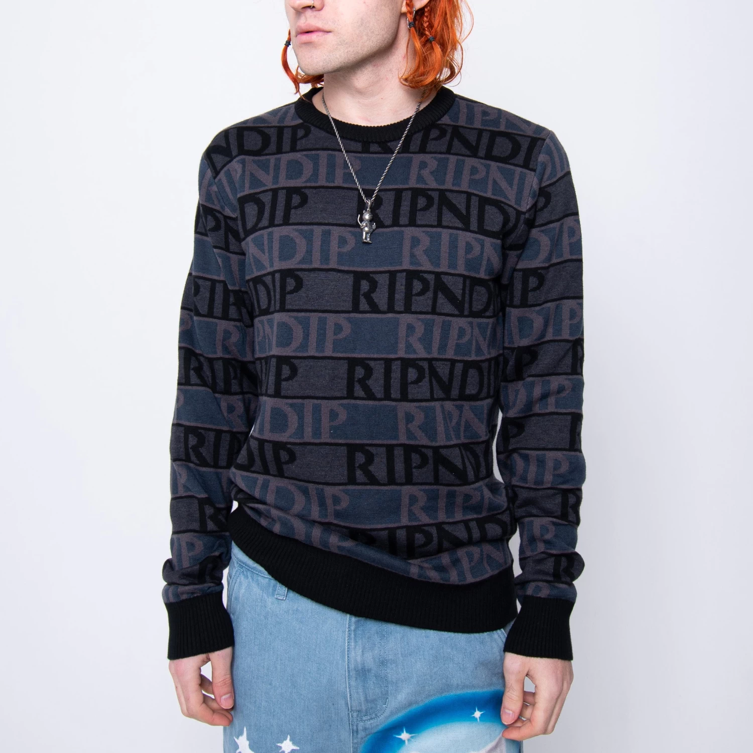 RIPNDIP Highland Knit Sweater (Black) 3 RIPNDIP Highland Knit Sweater (Black) - Image 3