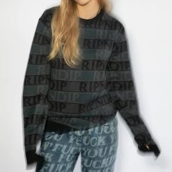 RIPNDIP Highland Knit Sweater (Black) 8 RIPNDIP Highland Knit Sweater (Black) -Urban Fashion Shop Spring232048x2048 0018 9R9A1652