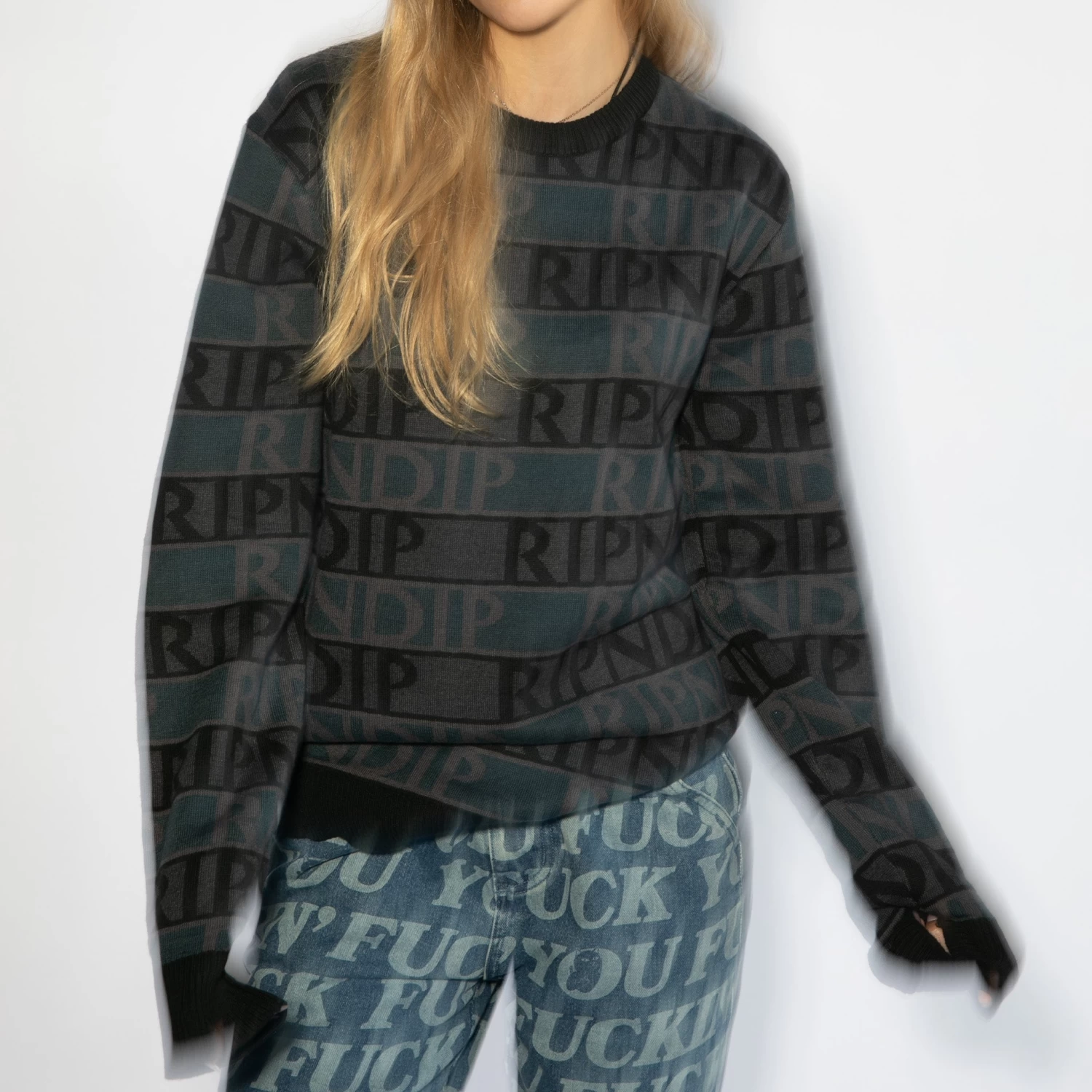 RIPNDIP Highland Knit Sweater (Black) 4 RIPNDIP Highland Knit Sweater (Black) - Image 4