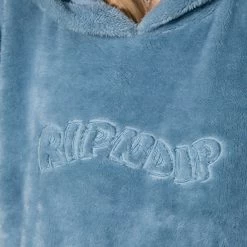 RIPNDIP Waves Sherpa Hoodie (Light Slate) -Urban Fashion Shop Spring232048x2048 0031 9R9A0424