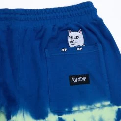 RIPNDIP Prisma Sweatshorts (Navy/Green) -Urban Fashion Shop Summer21bottoms 0003 027A9096 b8e30ee5 2b90 41ab 87c8 6bab1c514cf8