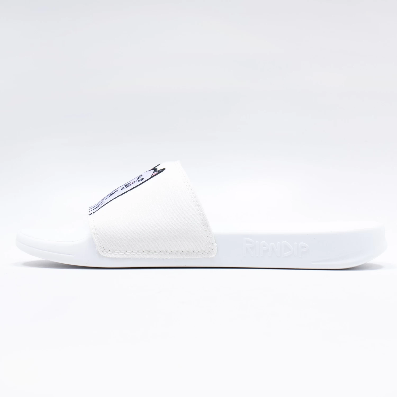 RIPNDIP Lord Nermal Slides UV Activated (Purple/Gold) 4 RIPNDIP Lord Nermal Slides UV Activated (Purple/Gold) - Image 4