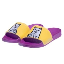 RIPNDIP Lord Nermal Slides UV Activated (Purple/Gold) 8 RIPNDIP Lord Nermal Slides UV Activated (Purple/Gold) -Urban Fashion Shop Summer21slides 0002 027A9588
