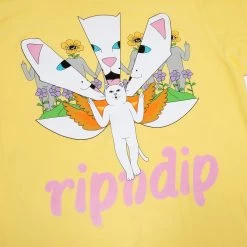 RIPNDIP Heady Angel Tee (Buttercup) -Urban Fashion Shop Summer21tees 0004 027A8834
