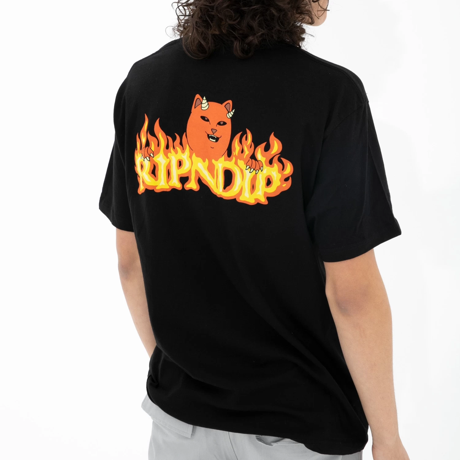 RIPNDIP Devils Work Tee (Black) 2 RIPNDIP Devils Work Tee (Black) - Image 2