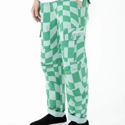 RIPNDIP Checked Cargo Pants (Olive/Pine) -Urban Fashion Shop Summer22 Hovers 0038 027A9368