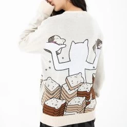 RIPNDIP Lets Get This Bread Knit Sweater (Natural) 7 RIPNDIP Lets Get This Bread Knit Sweater (Natural) -Urban Fashion Shop Summer22 Hovers 0045 027A9330