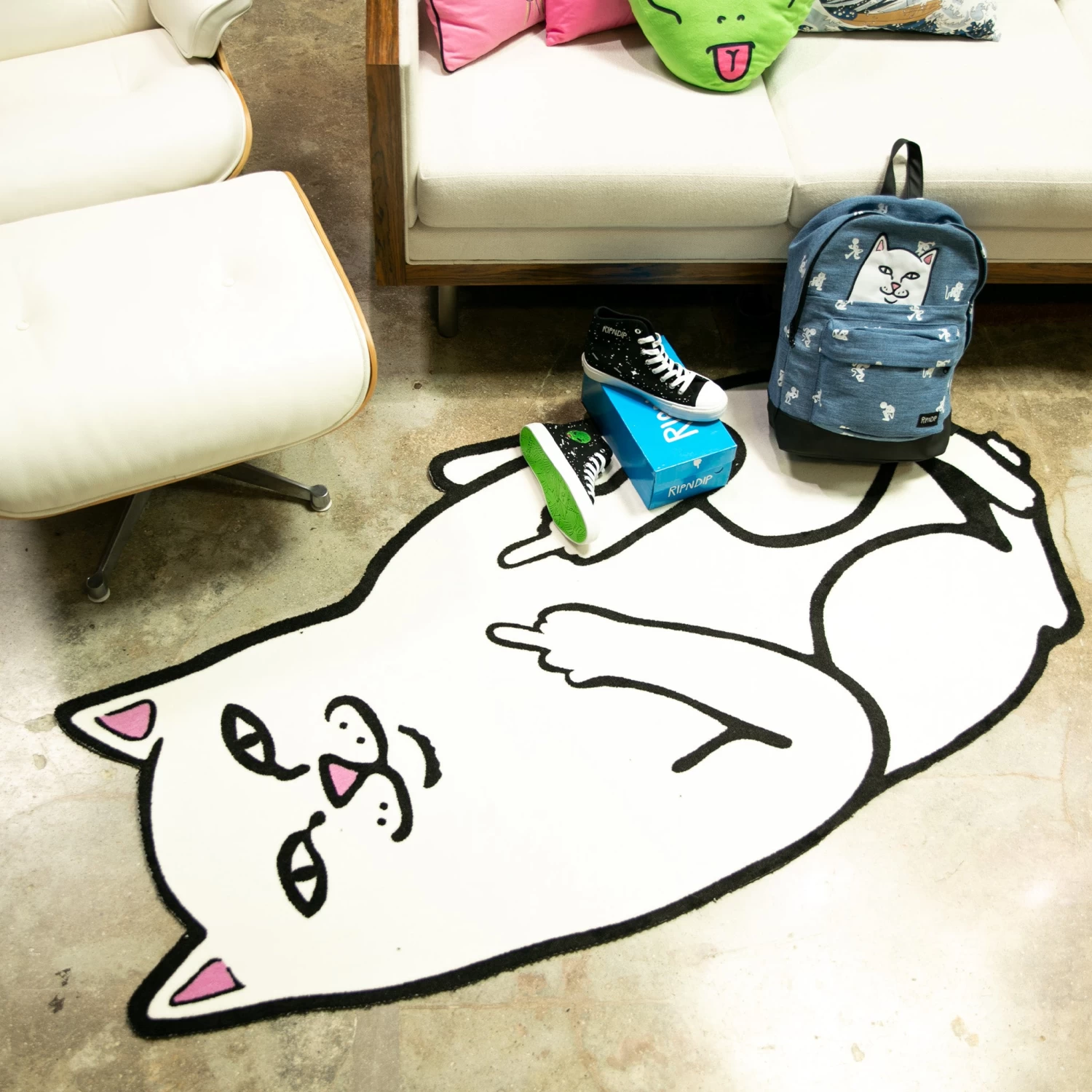 RIPNDIP Lord Nermal 6ft Rug 2 RIPNDIP Lord Nermal 6ft Rug - Image 2