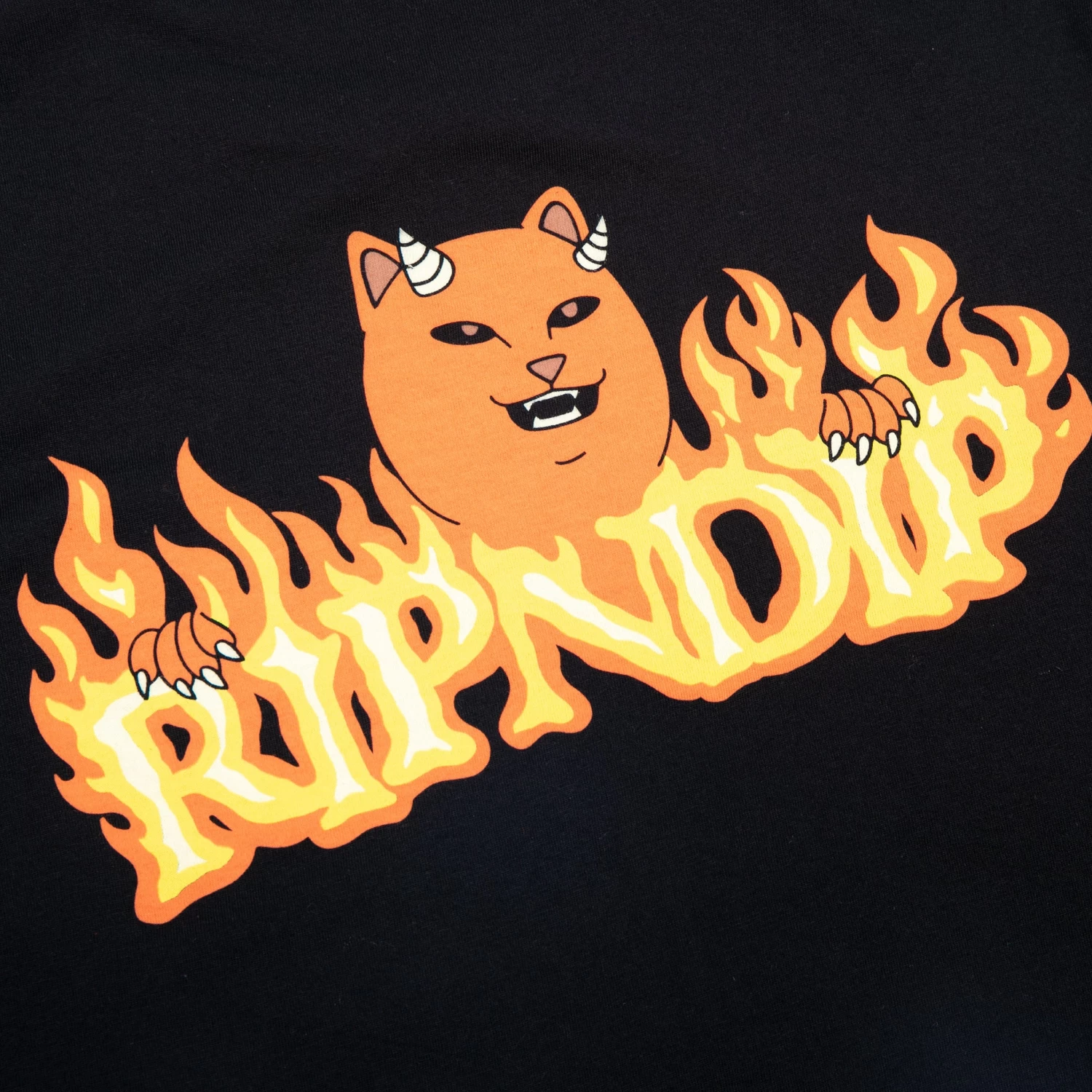 RIPNDIP Devils Work Tee (Black) 4 RIPNDIP Devils Work Tee (Black) - Image 4