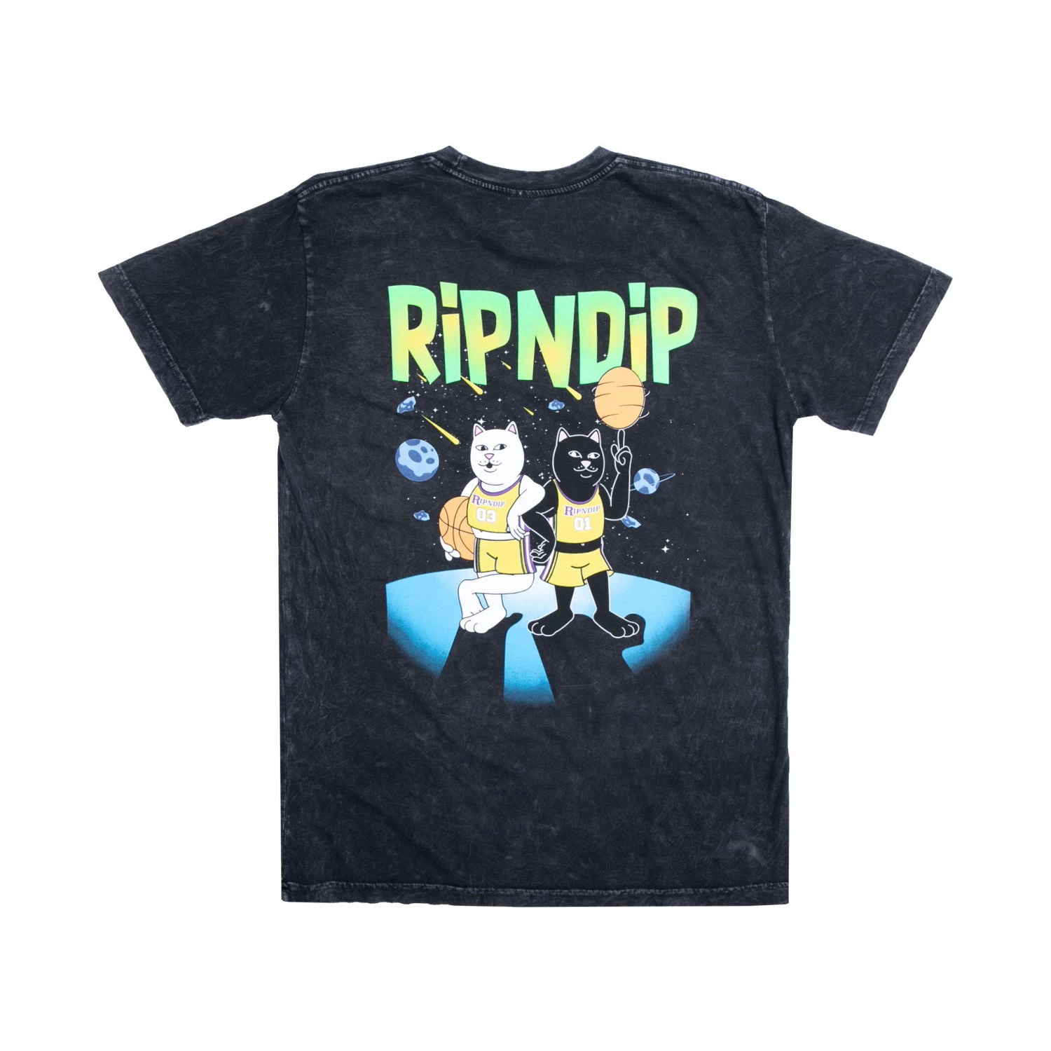 RIPNDIP Nerm Jam Tee (Black Mineral Wash) 1 RIPNDIP Nerm Jam Tee (Black Mineral Wash)