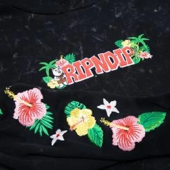 RIPNDIP Aloha Nerm Hoodie (Black Mineral Wash) -Urban Fashion Shop Summer22 0019 027A5055