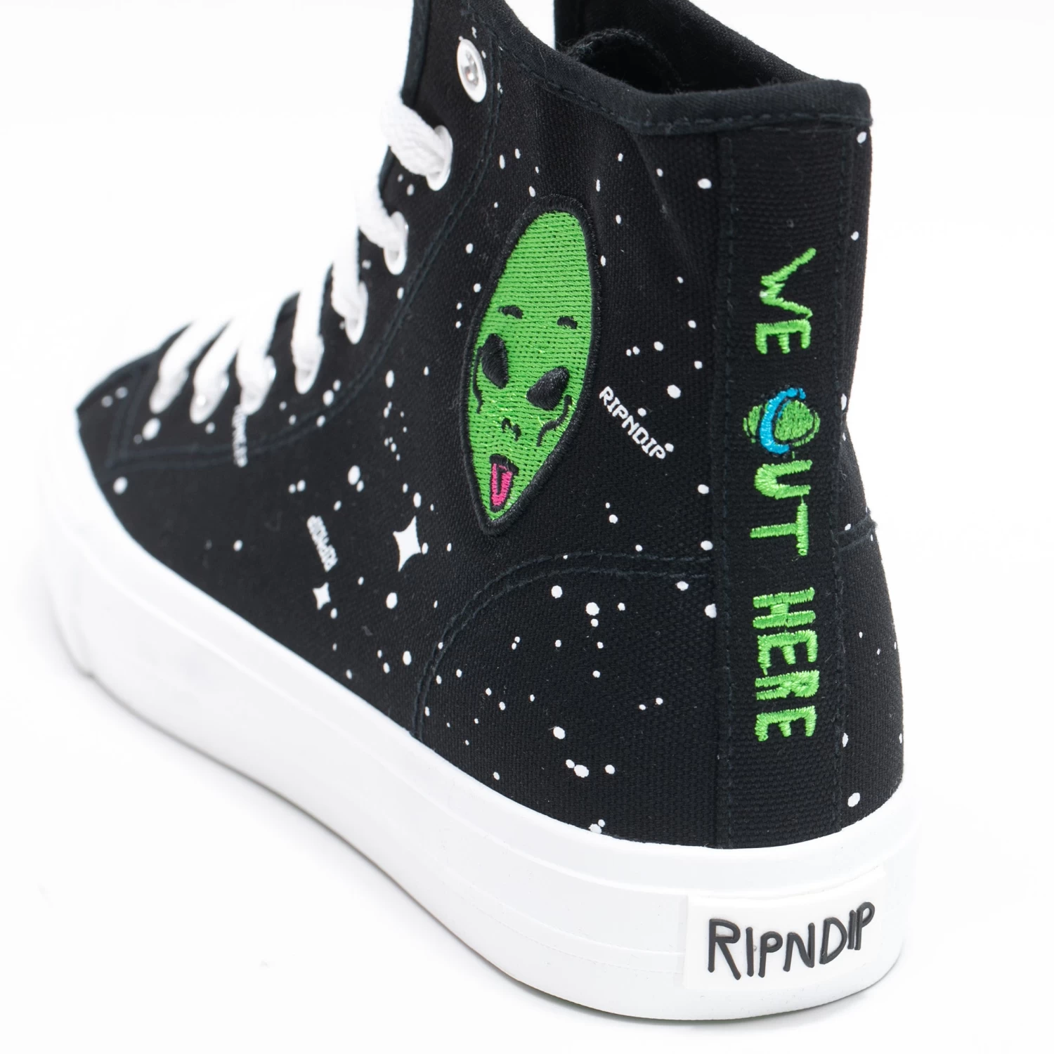 RIPNDIP We Out Here High Top Shoe (Black) 7 RIPNDIP We Out Here High Top Shoe (Black) - Image 7