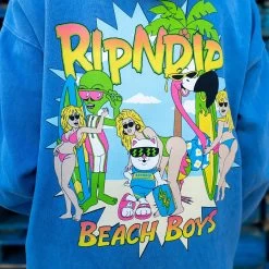 RIPNDIP Beach Boys Hoodie (Periwinkle Mineral Wash) -Urban Fashion Shop Summer22hovers 0006 SUMMER22OD 1 0003 L1070525