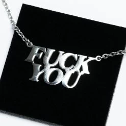 RIPNDIP Fuckin Fuck Pendant Necklace (Silver) -Urban Fashion Shop Summer232048x2048 0001 broo