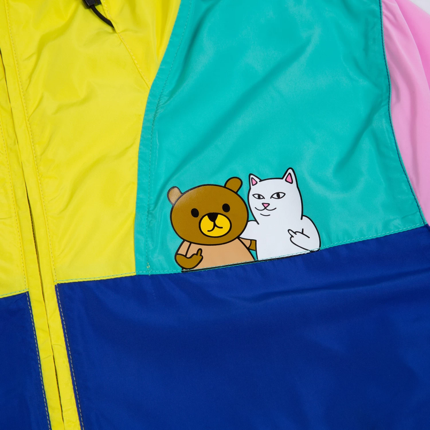 Ripndip Teddy Fresh Packable Anorak Jacket (Multi) 5 Ripndip Teddy Fresh Packable Anorak Jacket (Multi) - Image 5