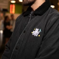 RIPNDIP Buddies In Space Jacket (Black Denim Wash) -Urban Fashion Shop URSPECIALHOVERS 0006 027A0229copy