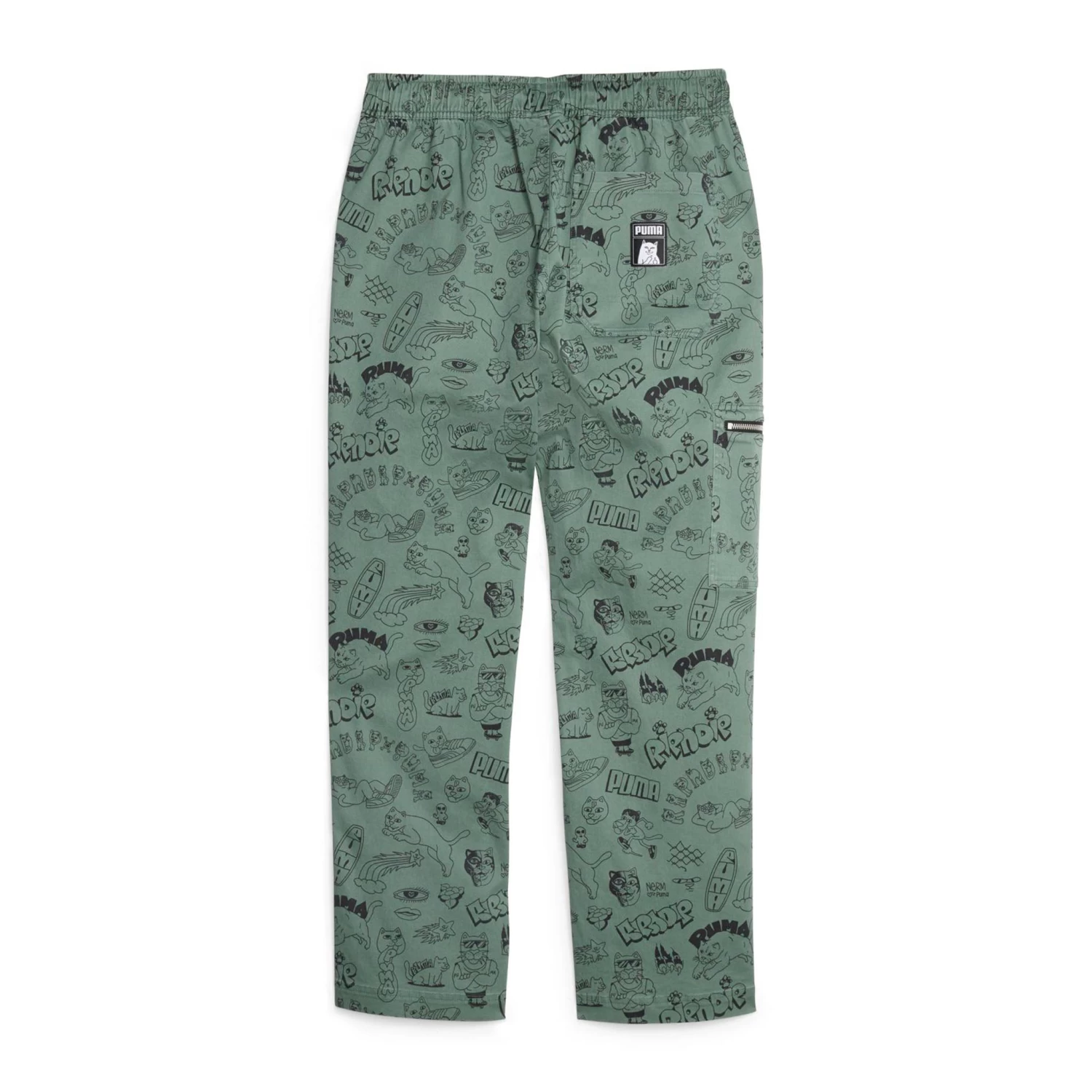 PUMA X RIPNDIP AOP Twill Pants (Eucalyptus) 7 PUMA X RIPNDIP AOP Twill Pants (Eucalyptus) - Image 7