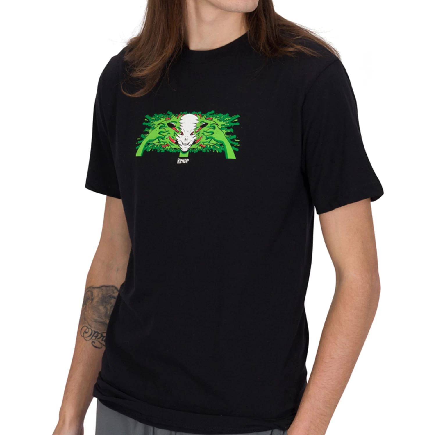 RIPNDIP Skull Face Tee (Black) 2 RIPNDIP Skull Face Tee (Black) - Image 2