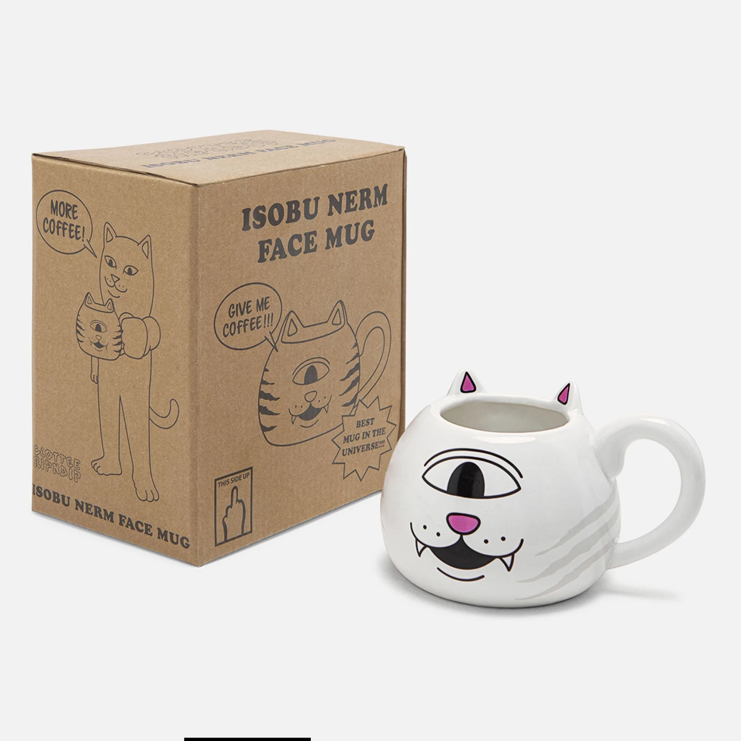 RIPNDIP Isobu Nerm Ceramic Mug 2 RIPNDIP Isobu Nerm Ceramic Mug - Image 2