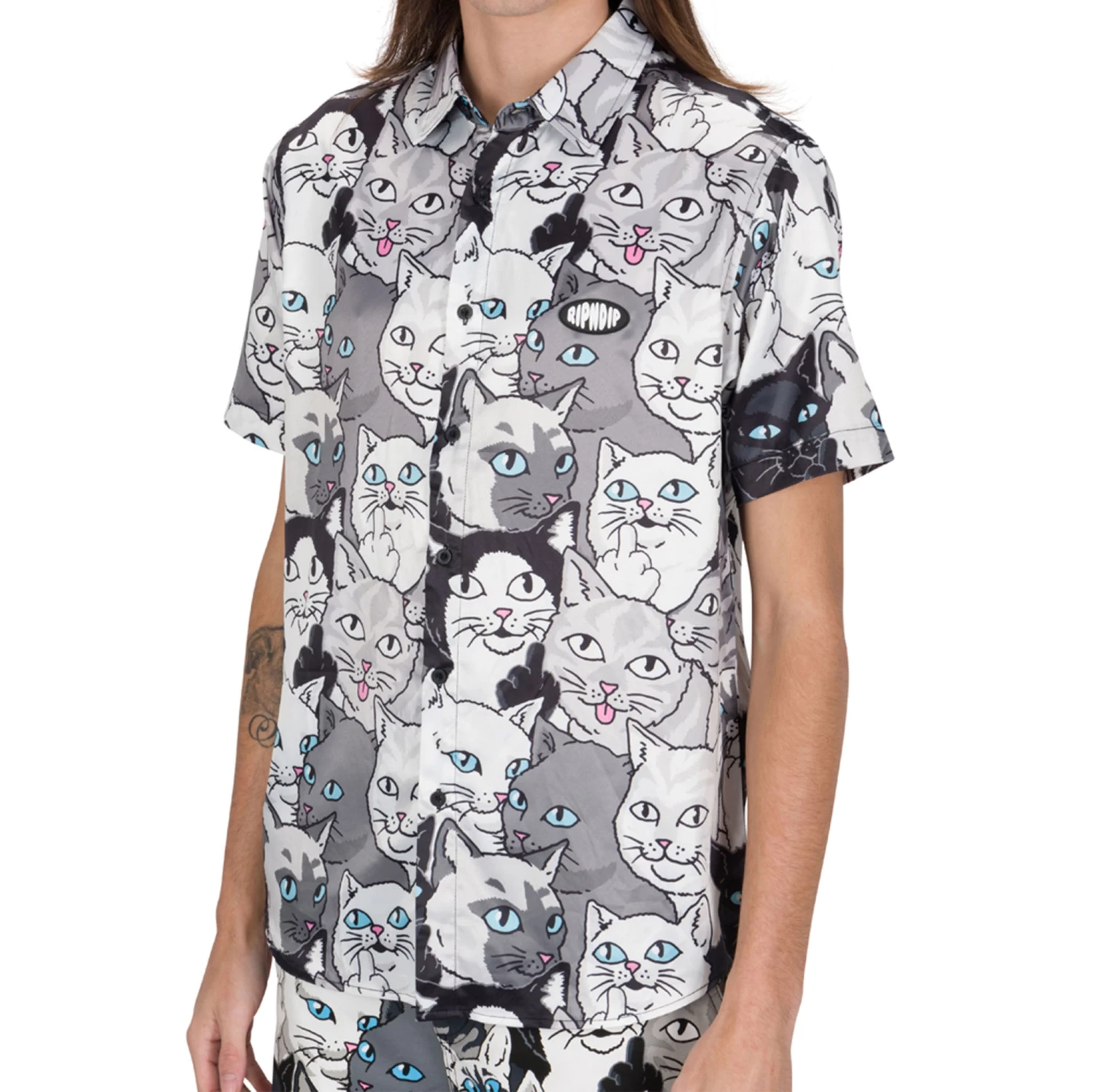RIPNDIP Family Tree Button Up (Black) 2 RIPNDIP Family Tree Button Up (Black) - Image 2