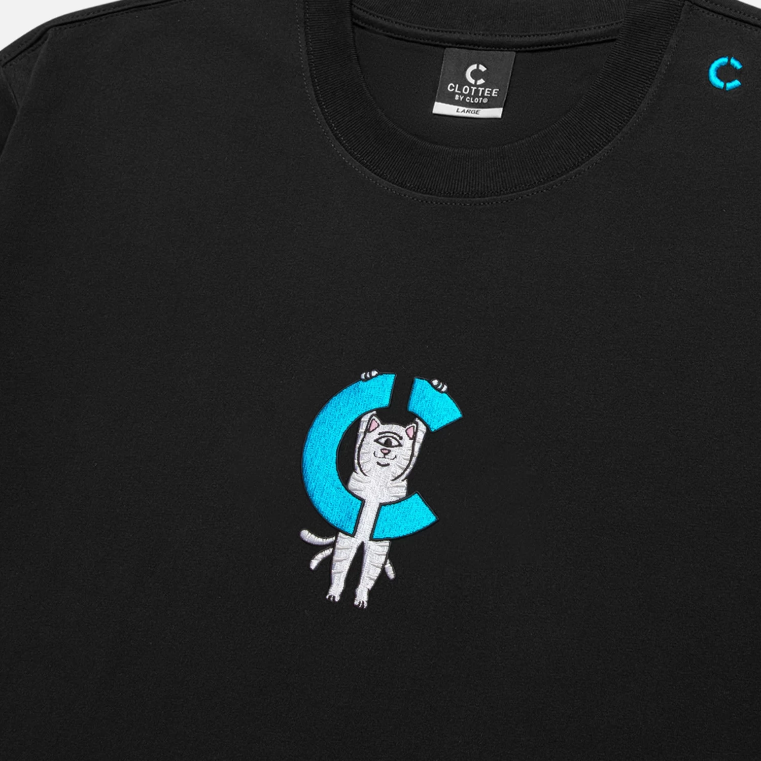 RIPNDIP Hanging On Tee (Black) 4 RIPNDIP Hanging On Tee (Black) - Image 4