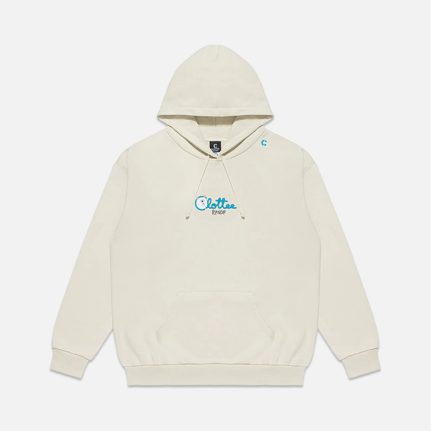 Ripndip X Clottee Hoodie (Cream) 1 Ripndip X Clottee Hoodie (Cream)