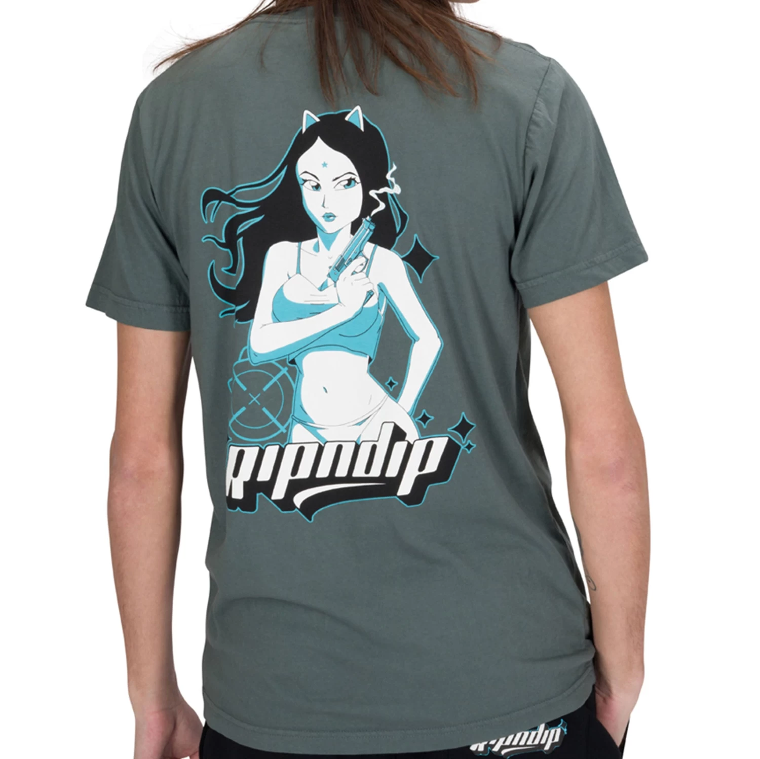 RIPNDIP Desperado Tee (Charcoal) 2 RIPNDIP Desperado Tee (Charcoal) - Image 2