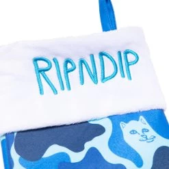 RIPNDIP Lord Jermal Christmas Stocking (Blue) 5 RIPNDIP Lord Jermal Christmas Stocking (Blue) -Urban Fashion Shop acccessories1 0016 9R9A7362