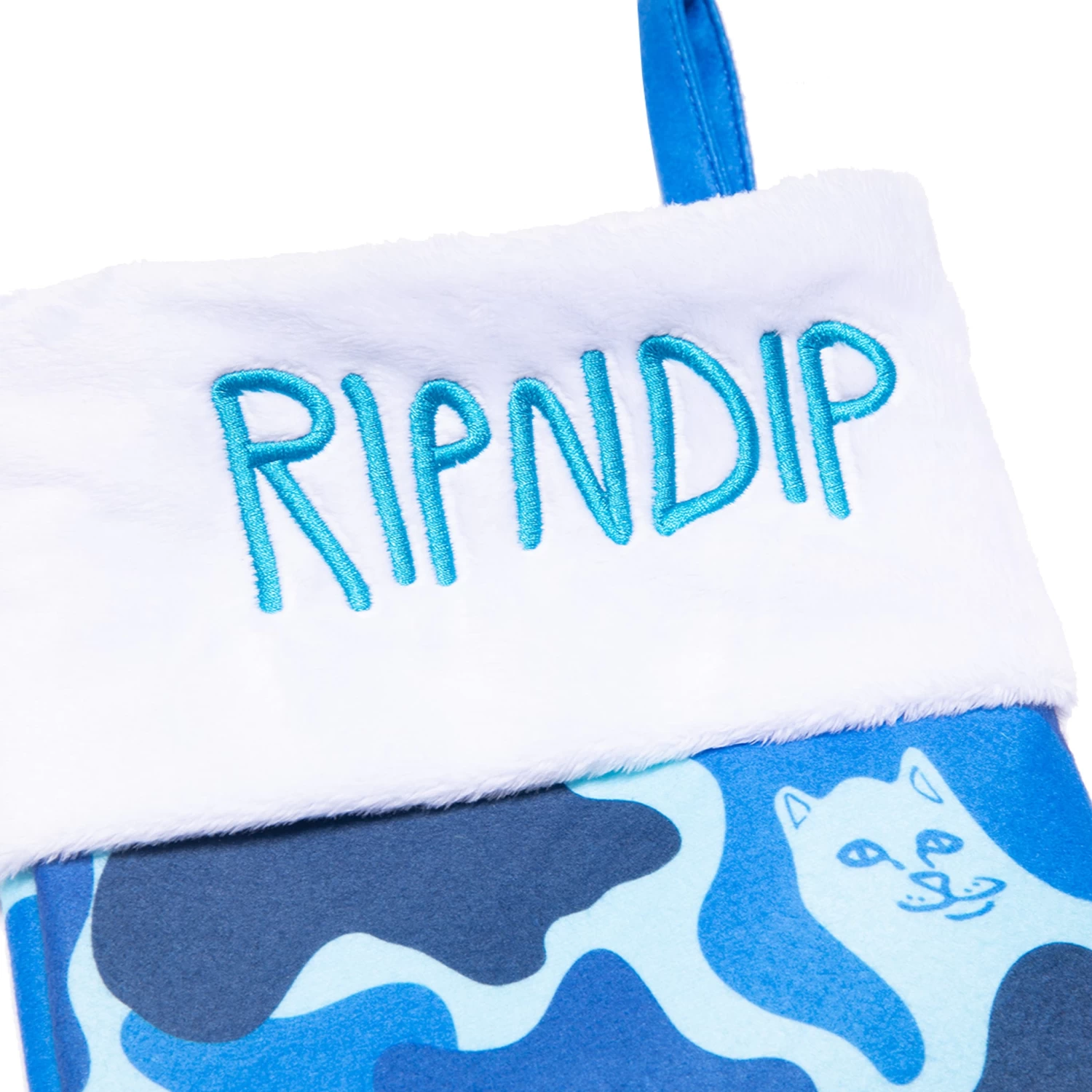 RIPNDIP Lord Jermal Christmas Stocking (Blue) 3 RIPNDIP Lord Jermal Christmas Stocking (Blue) - Image 3