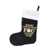 RIPNDIP Merry Christmas Christmas Stocking(Black)