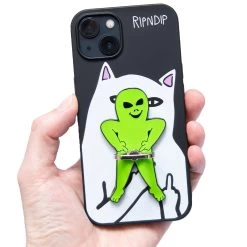 RIPNDIP Lord Alien Ring Phone Holder (Green) -Urban Fashion Shop accessoriesfall22 0001 9R9A9132