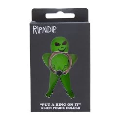 RIPNDIP Lord Alien Ring Phone Holder (Green) -Urban Fashion Shop accessoriesfall22 0003 9R9A9129