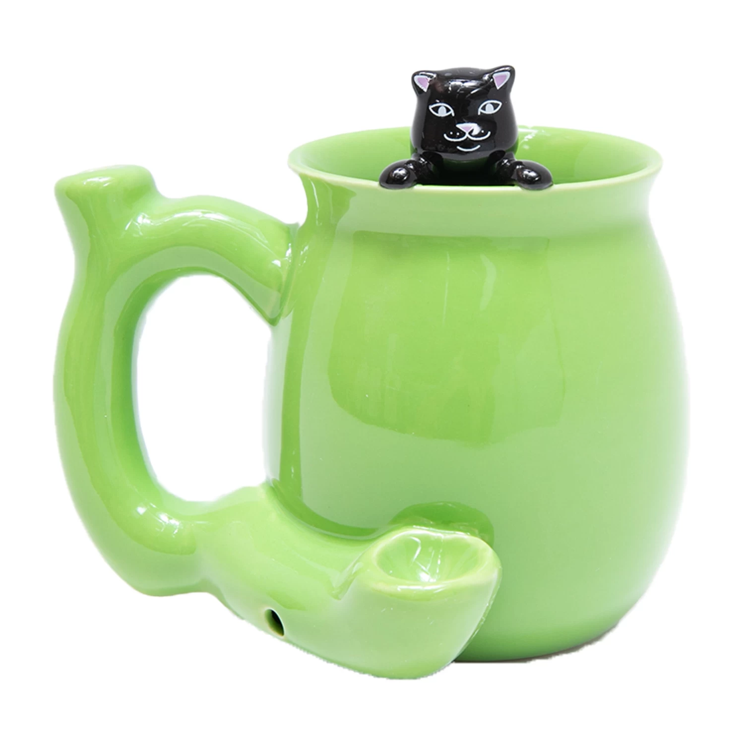 RIPNDIP Jermal Wake / Bake Mug (Green) 5 RIPNDIP Jermal Wake / Bake Mug (Green) - Image 5
