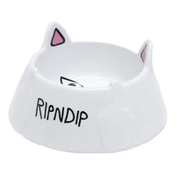 RIPNDIP Lord Nermal Pet Bowl (White) -Urban Fashion Shop accessoriesfall22 0014 9R9A9377
