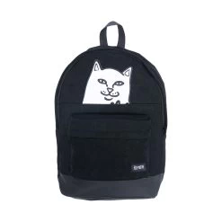 RIPNDIP Lord Nermal Corduroy Backpack (Black)