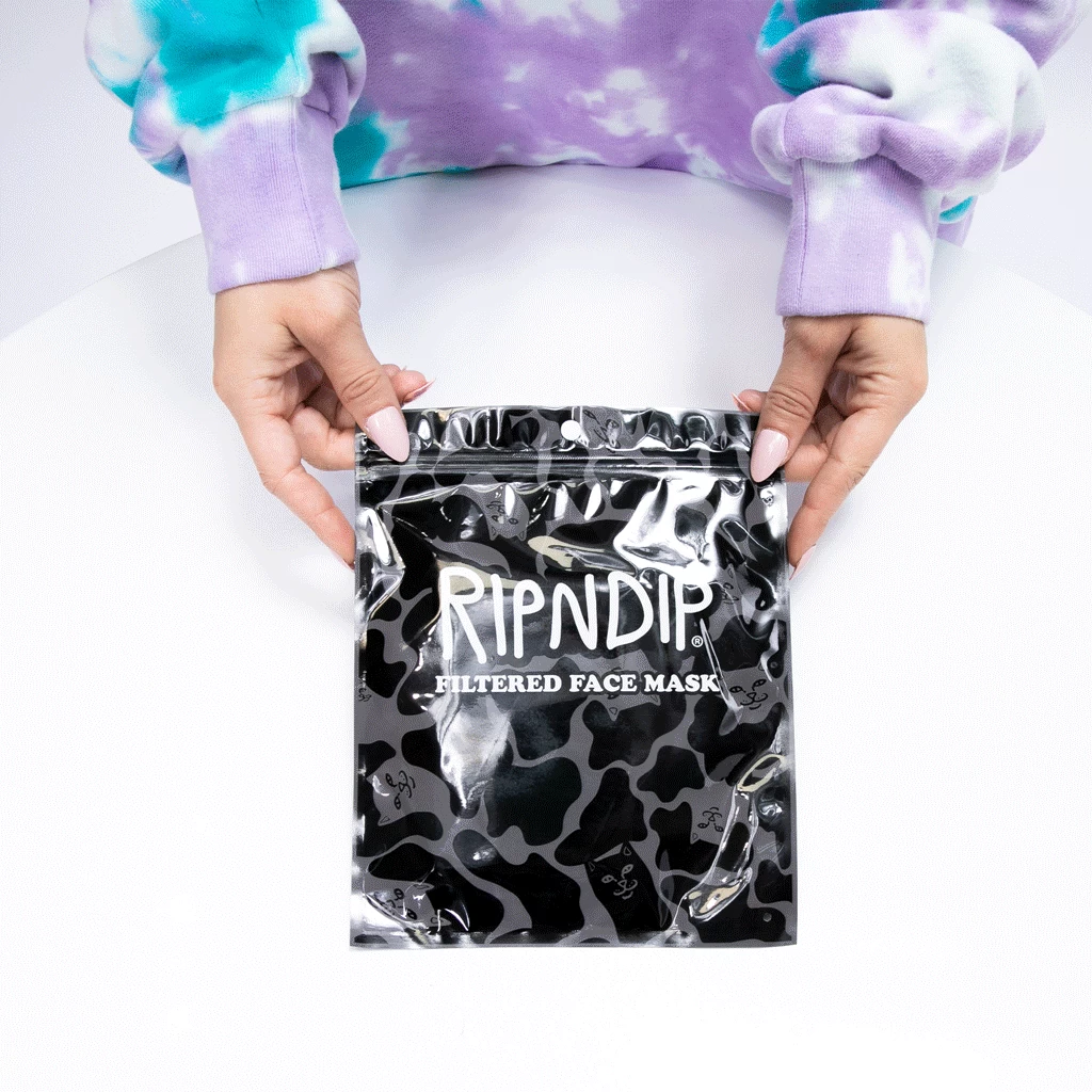 RIPNDIP Ventilator Face Mask (Blackout Camo) 2 RIPNDIP Ventilator Face Mask (Blackout Camo) - Image 2