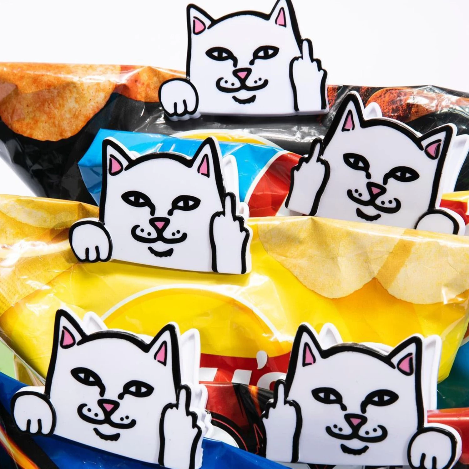 RIPNDIP Peeking Nermal Chip Clip 5 Pack 2 RIPNDIP Peeking Nermal Chip Clip 5 Pack - Image 2