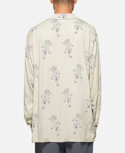 Ripndip X Clottee Long Sleeve Button Up (Grey) 7 Ripndip X Clottee Long Sleeve Button Up (Grey) -Urban Fashion Shop clottee x ripndip all over print l s shirt grey fw23 shirts beige model shot 2 1024x1024 2x 57409c1c 052a 44c5 b501 d99621e67889